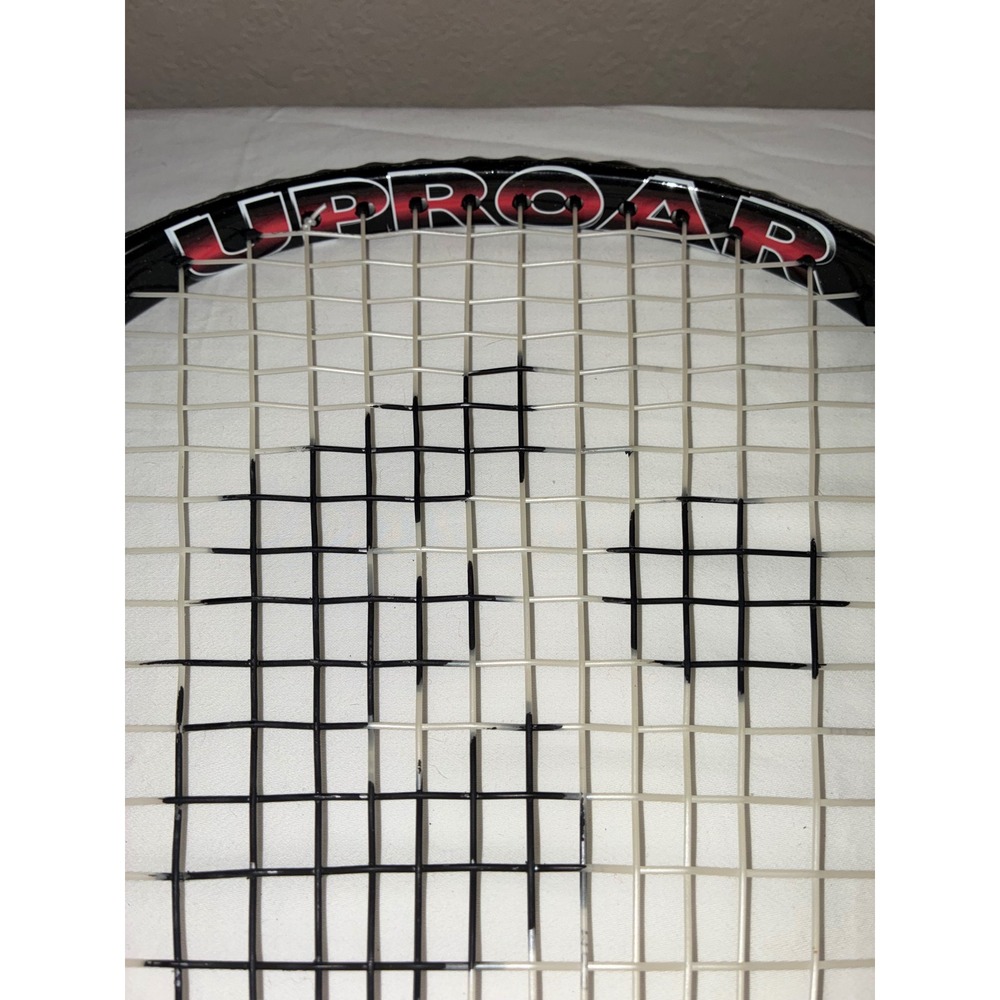E-Force Uproar Racquetball Racquet 22 In LongString Tri-Tear Graphite Black Red - Picture 2 of 9